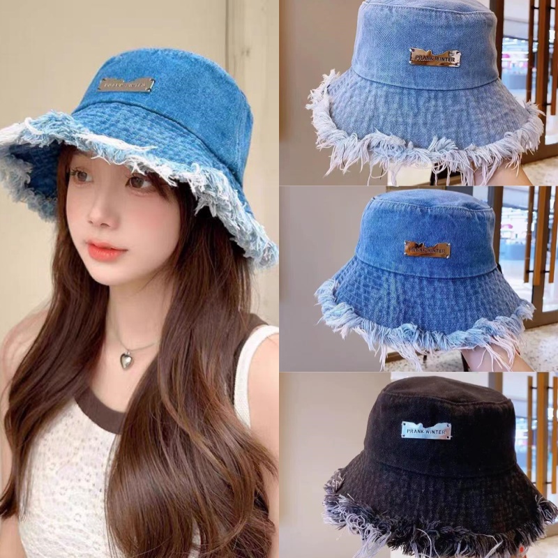 Bucket Hat Cotton - Cowboy Fisherman Hat Women Spring and