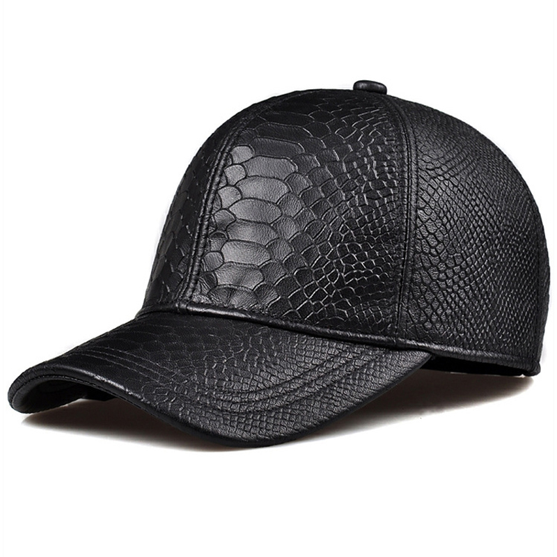 Baseball Cap Structured - Fashion 2024 New Crocodile Pattern Baseball