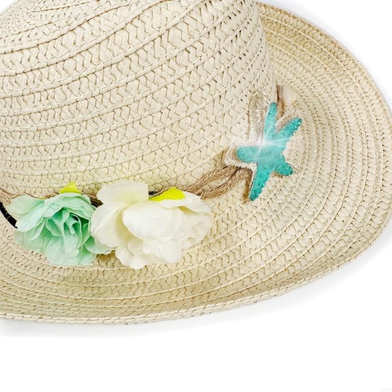 Cowboy Hat Straw - Vacation Children Straw Hat Breathable Straw