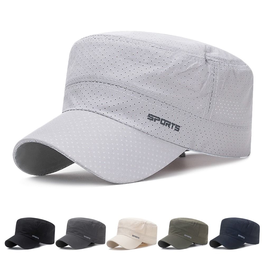 Snapback Hat Flat - Outdoor Breathable Sun Hat Adjustable Fisher