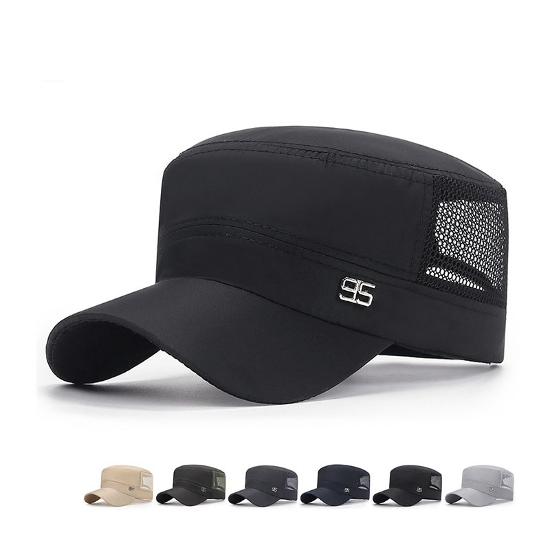 Snapback Hat Flat - military cap flat top hat men's