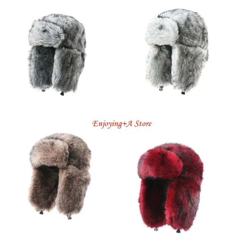 Trapper Hat Ear Flap - PXPB Thickened Plush Winter Trapper Hat