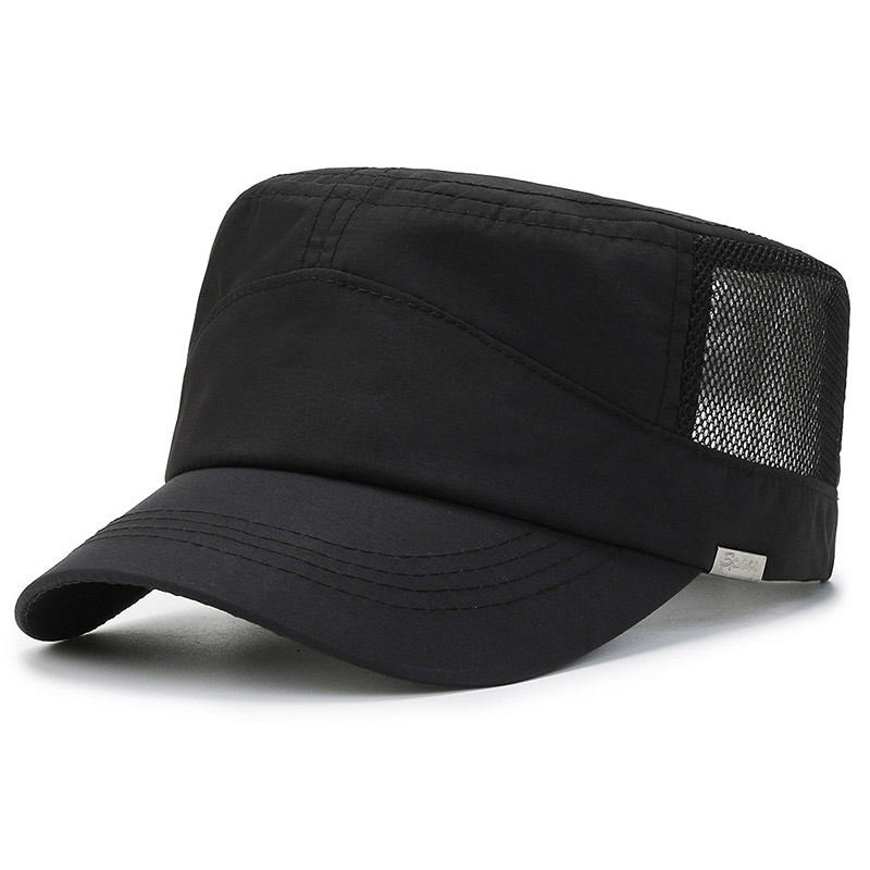 Snapback Hat Flat - Summer Mesh Flat Top Hat for