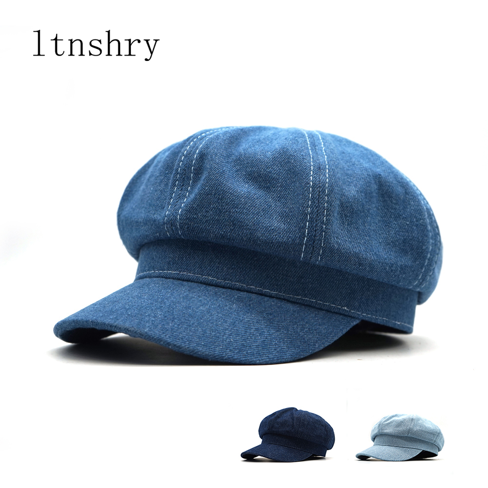 Dad Hat Cotton - New Women Leisure Octagonal Hat Ladies