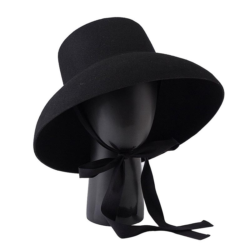 Retro Style Pure Wool Hat Wide - Fedora Hat Wool ulasan dan harga