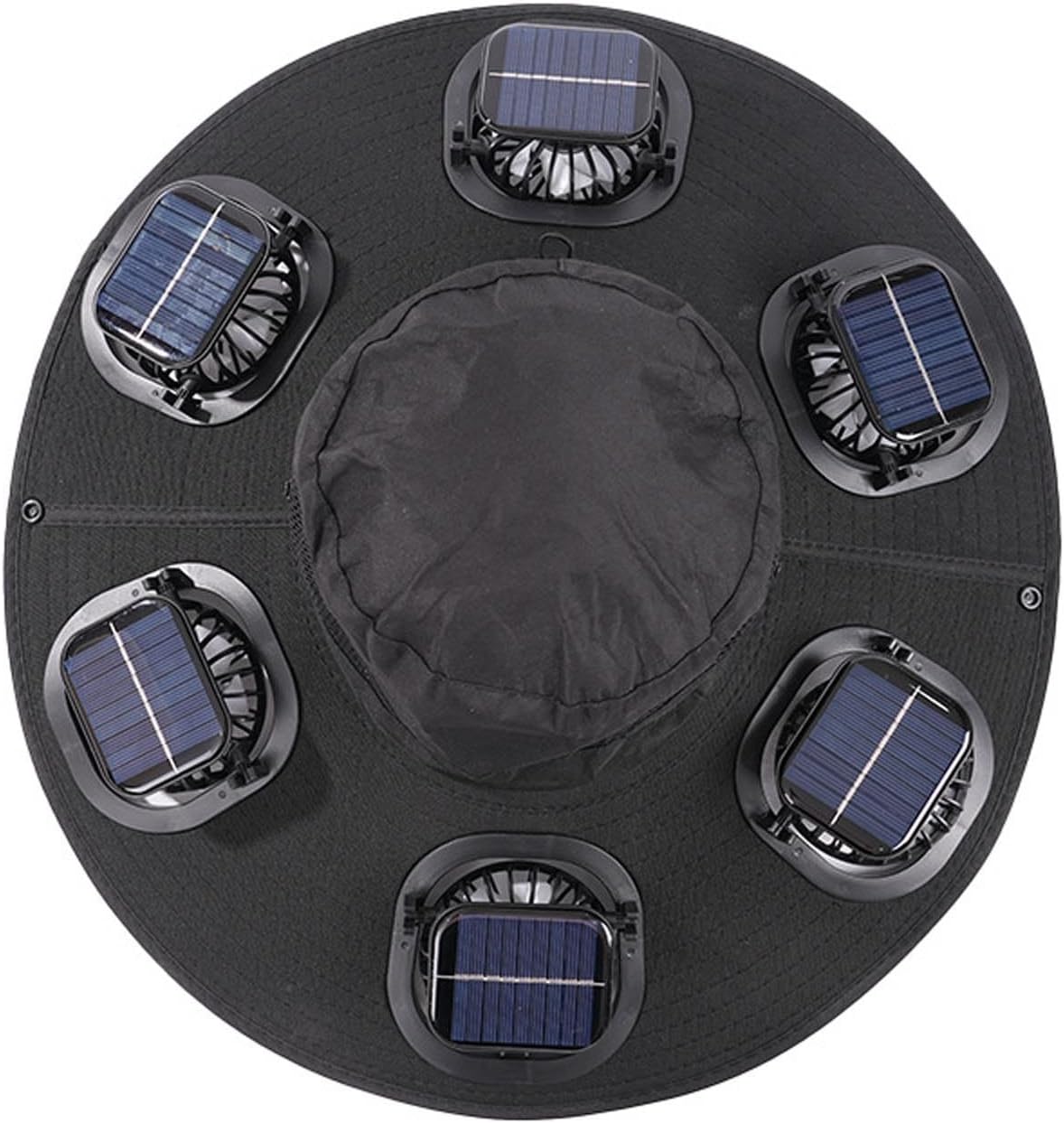 2026 Hot Summer 6 Fans Visor C - Sun Hat Wide Brim ulasan dan harga
