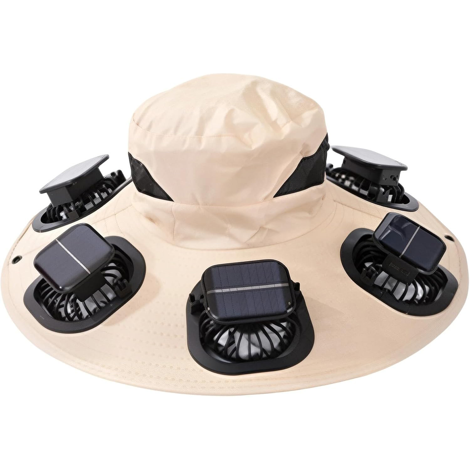 2026 Hot Summer 6 Fans Visor C - Sun Hat Wide Brim ulasan dan harga