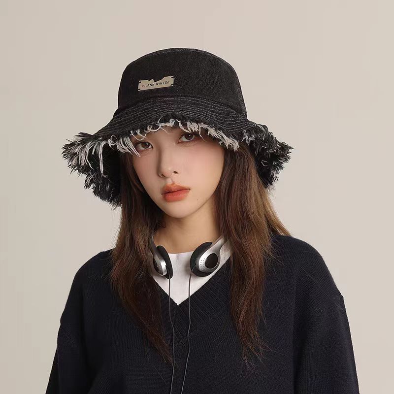 Cowboy Fisherman Hat Women Spr - Bucket Hat Cotton ulasan dan harga
