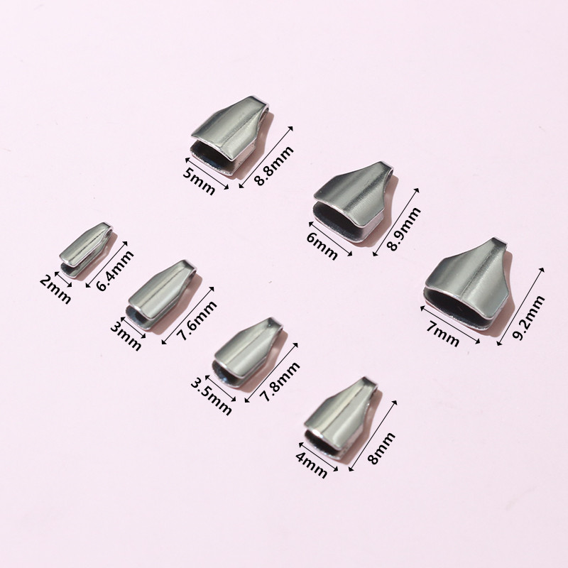 100pcs Stainless Steel 2-7mm F - Snapback Hat Flat ulasan dan harga