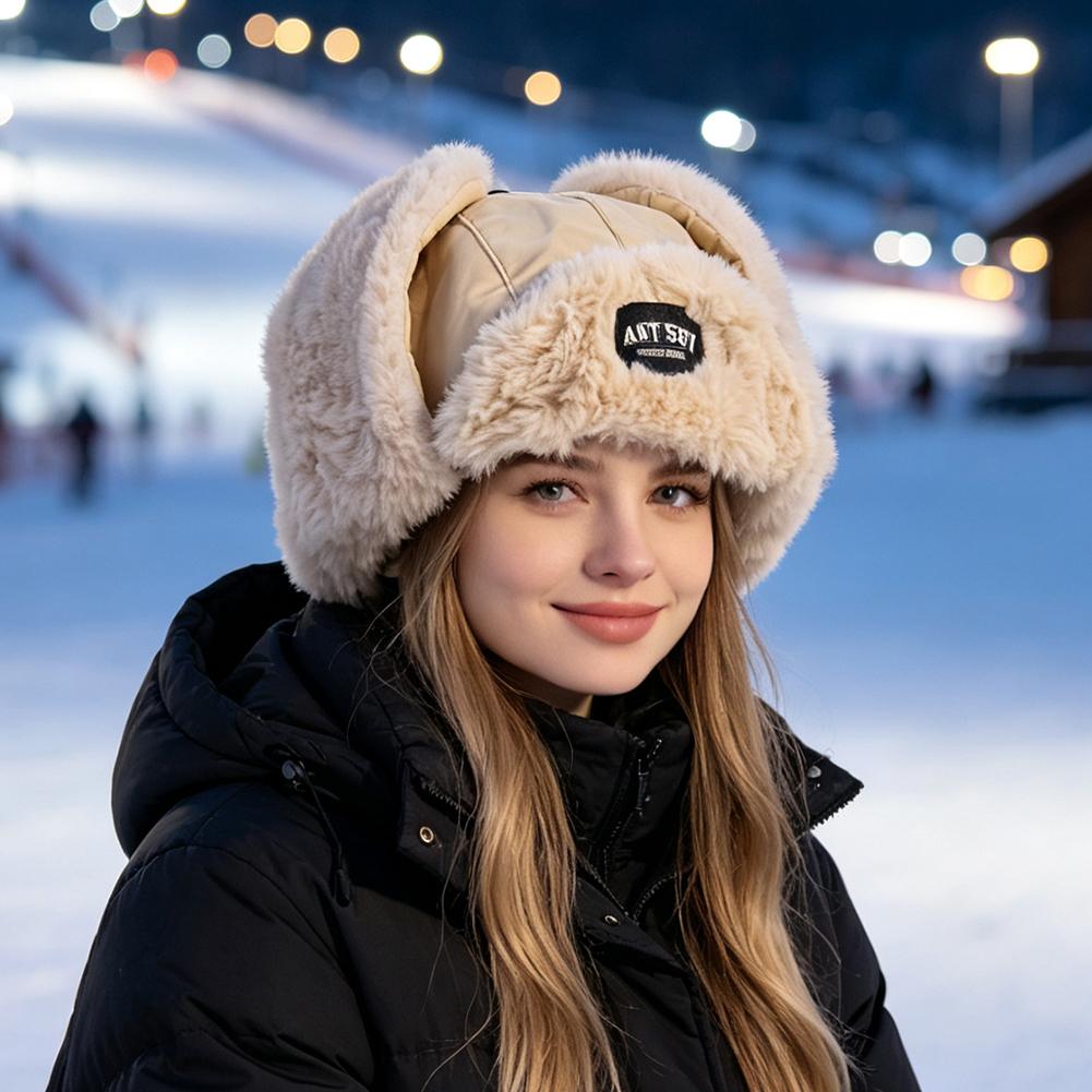 Winter Faux Fur Lined Trapper  - Trapper Hat Ear Flap ulasan dan harga