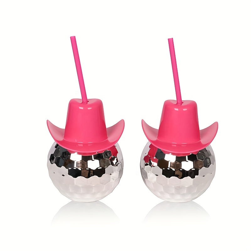 Disco Ball Cowboy Hat Tumbler  - Cowboy Hat Straw ulasan dan harga
