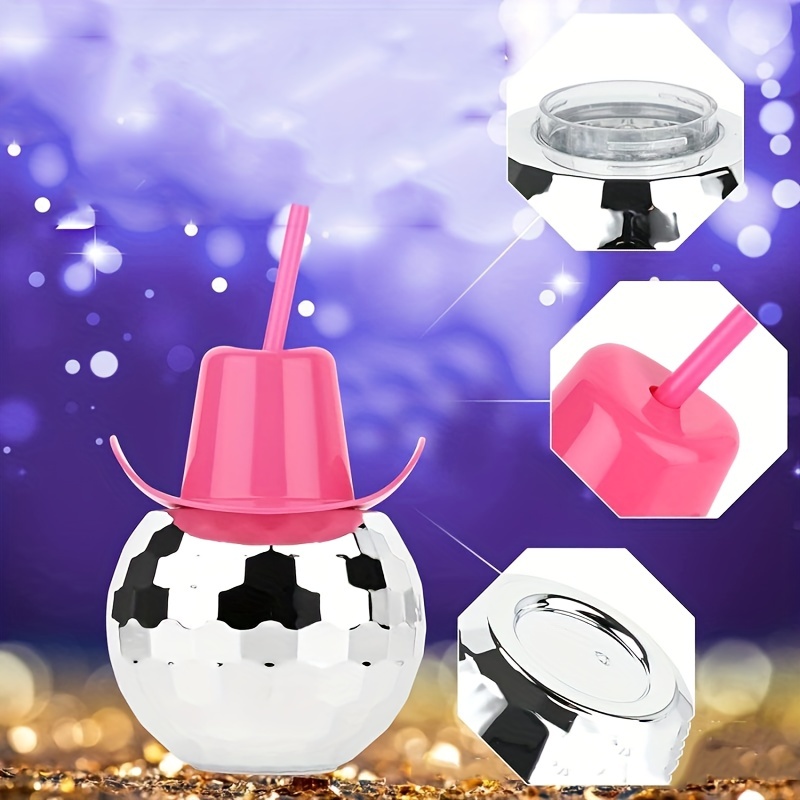 Disco Ball Cowboy Hat Tumbler  - Cowboy Hat Straw ulasan dan harga