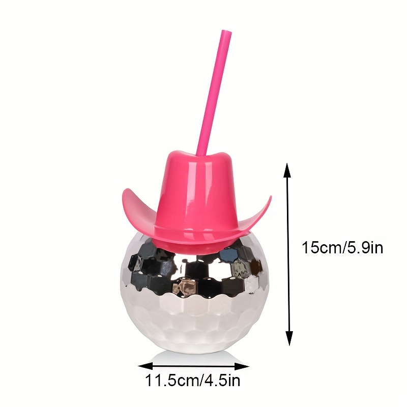 Disco Ball Cowboy Hat Tumbler  - Cowboy Hat Straw ulasan dan harga