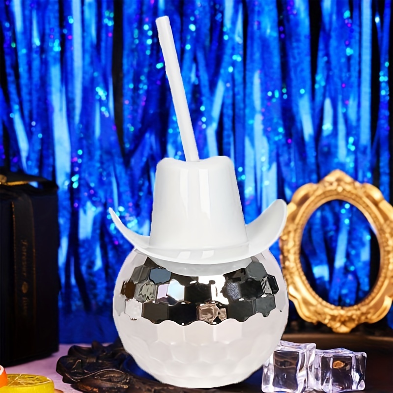 Disco Ball Cowboy Hat Tumbler  - Cowboy Hat Straw ulasan dan harga