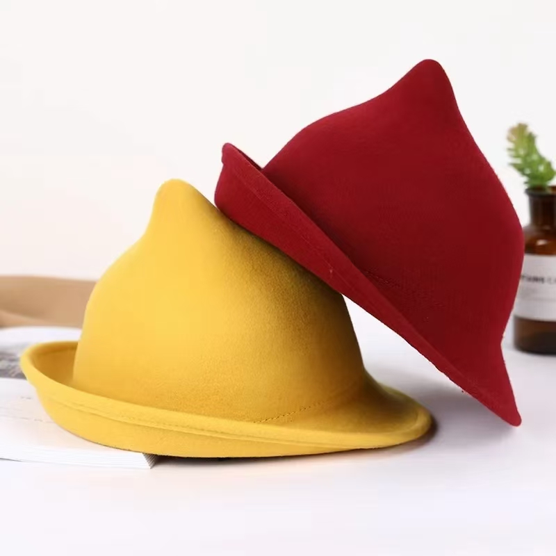 2025  100% Wool Modern Witch H - Fedora Hat Wool ulasan dan harga
