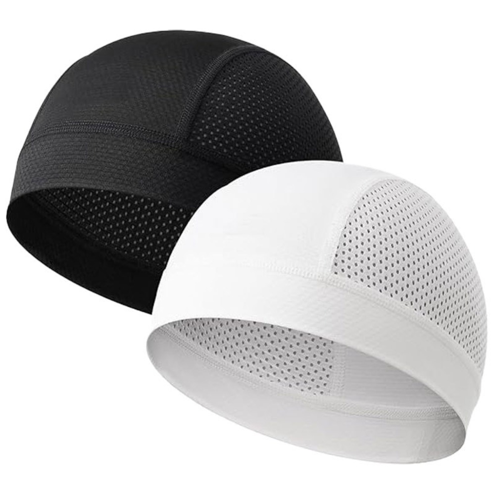 Casual Thin Mesh Skull Beanie  - Skull Cap Helmet Liner ulasan dan harga