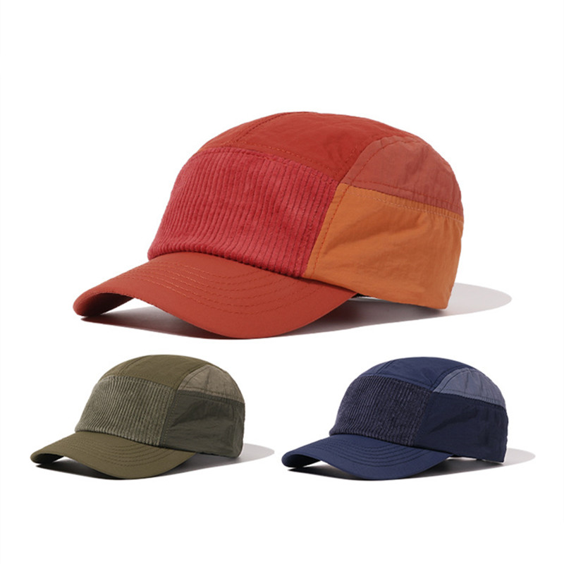 5 Panel Street Style Workwear  - Corduroy Cap 5 Panel ulasan dan harga