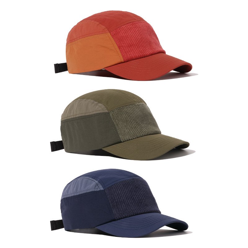 5 Panel Street Style Workwear  - Corduroy Cap 5 Panel ulasan dan harga