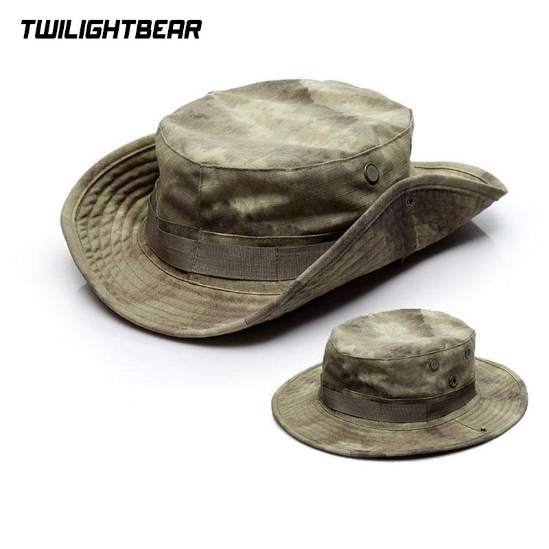 Top Quality Thicken Camouflage - Boonie Hat Tactical ulasan dan harga