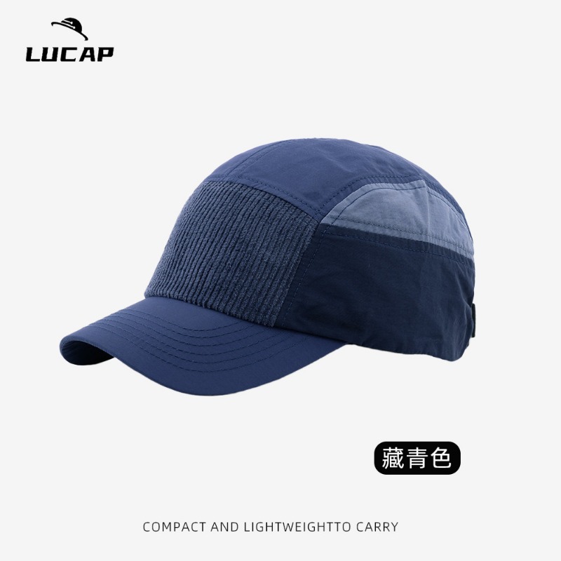Custom Embroidered Logo Color  - Corduroy Cap 5 Panel ulasan dan harga