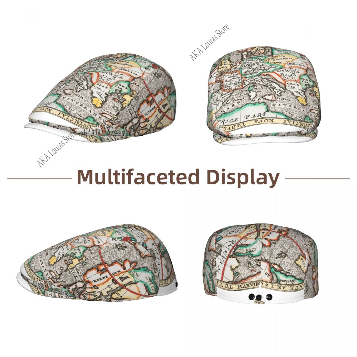 Newsboy Cap Peaky Octagonal Ha - Newsboy Cap Ivy ulasan dan harga