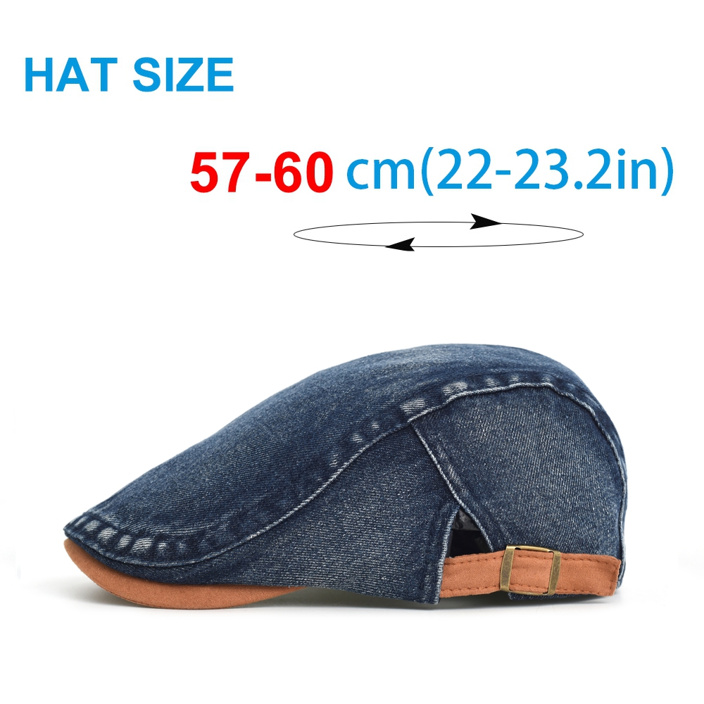 Four Seasons Washed Denim News - Newsboy Cap Ivy ulasan dan harga