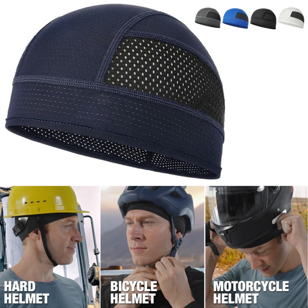 Summer Mesh Thin Vents Beanie  - Skull Cap Helmet Liner ulasan dan harga