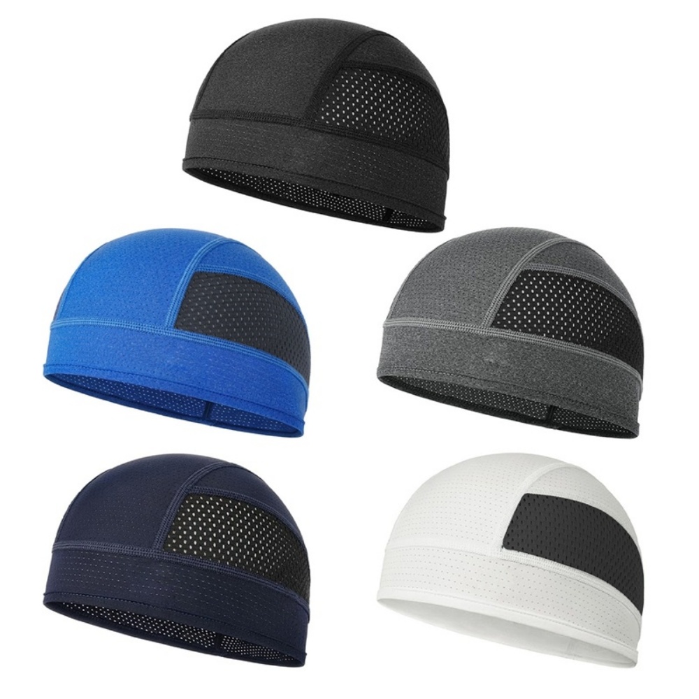 Summer Mesh Thin Vents Beanie  - Skull Cap Helmet Liner ulasan dan harga