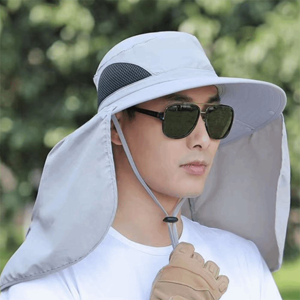 Casual Cloth Men Sun Hat Neck  - Visor Sun Hat ulasan dan harga