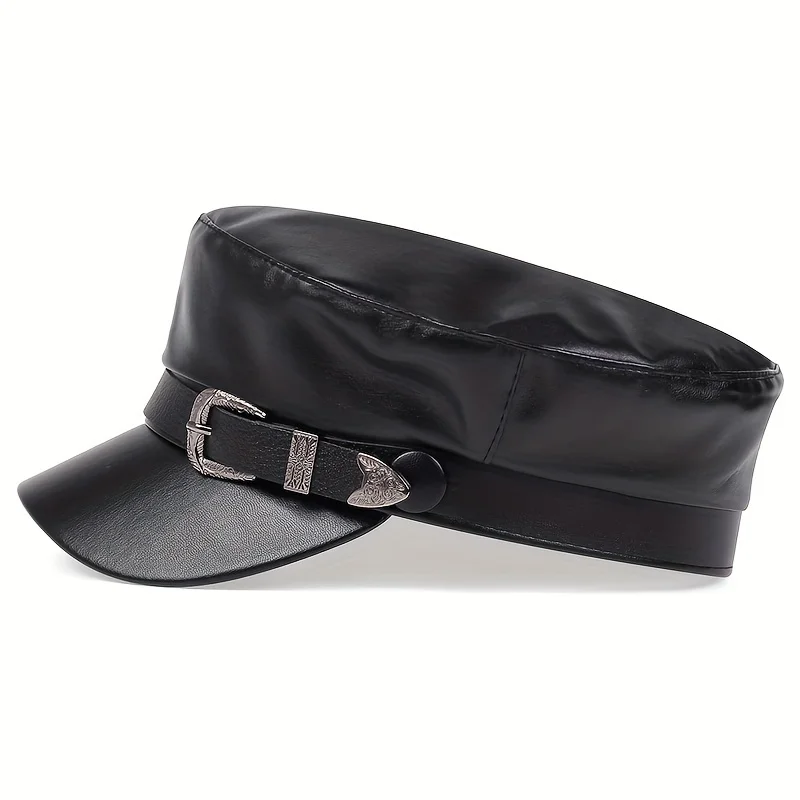 Fashion Women Large Belt Buckl - Snapback Hat Flat ulasan dan harga