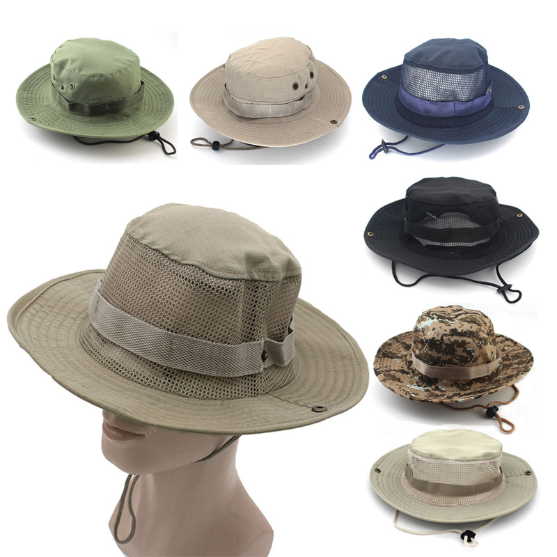Men & Women Sun Hat Camouflage - Boonie Hat Tactical ulasan dan harga