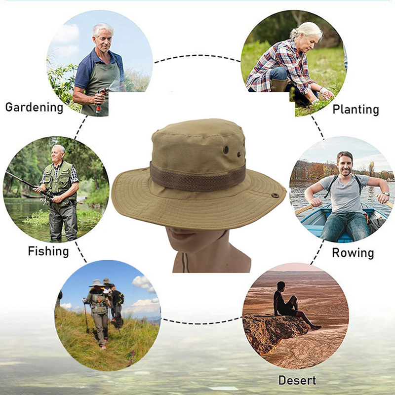 Men & Women Sun Hat Camouflage - Boonie Hat Tactical ulasan dan harga