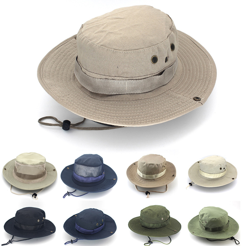 Men & Women Sun Hat Camouflage - Boonie Hat Tactical ulasan dan harga