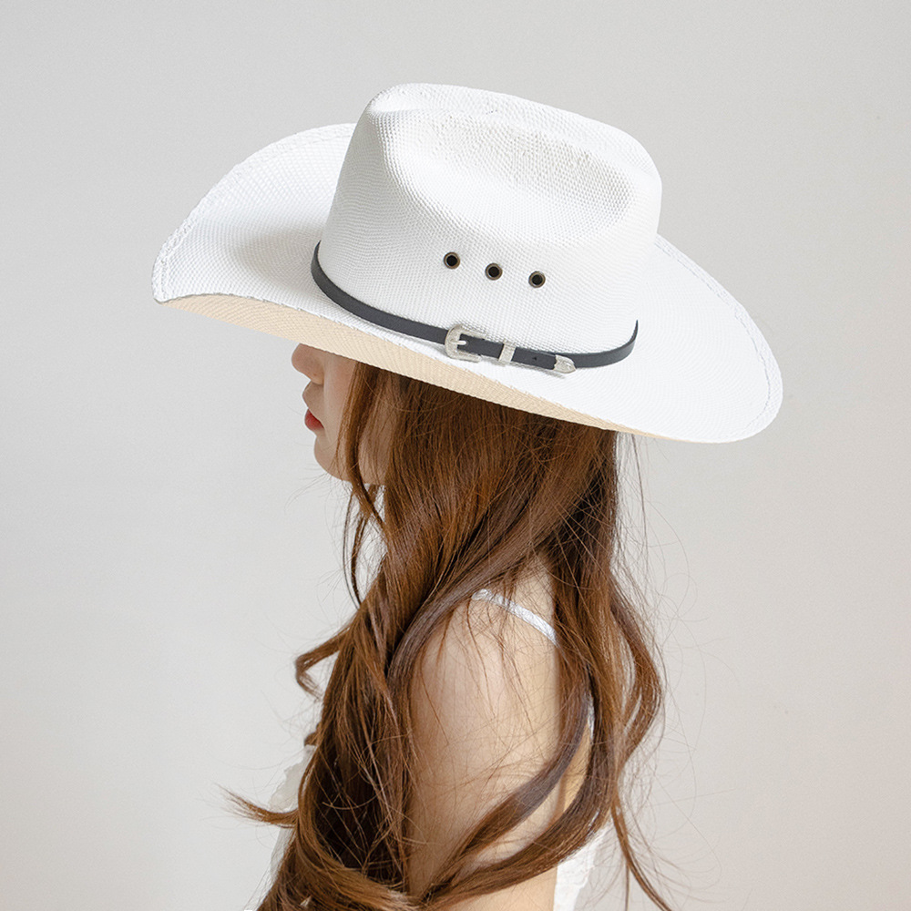 USPOP Unisex Western Style Str - Cowboy Hat Straw ulasan dan harga