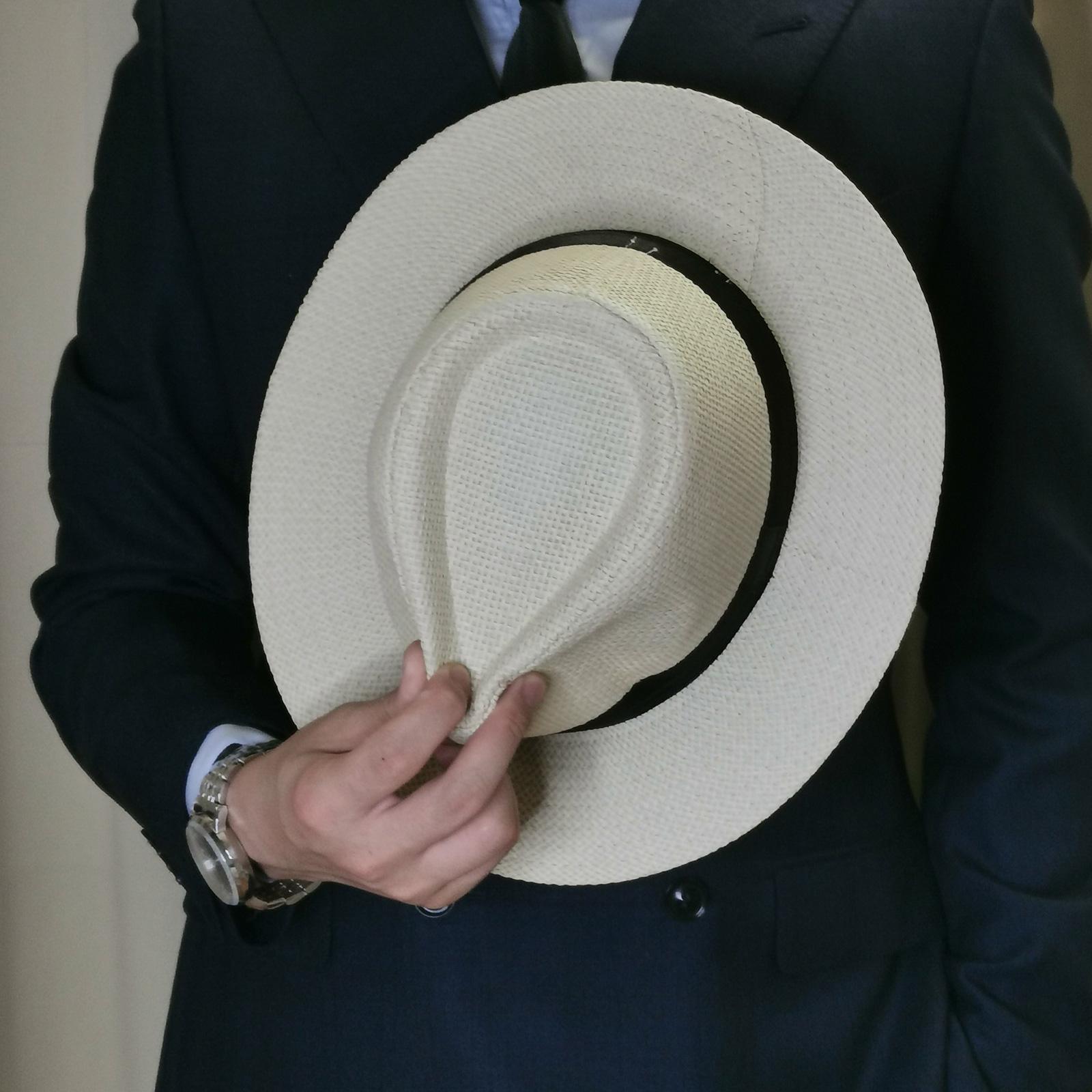 Men Summer Panama Straw Hat Na - Cowboy Hat Straw ulasan dan harga