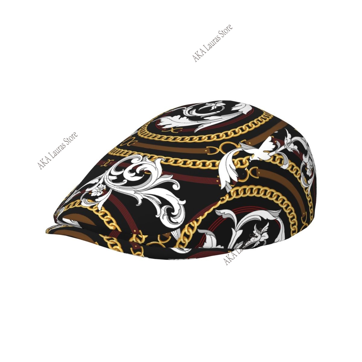 Newsboy Cap Gold Baroque Vinta - Newsboy Cap Ivy ulasan dan harga