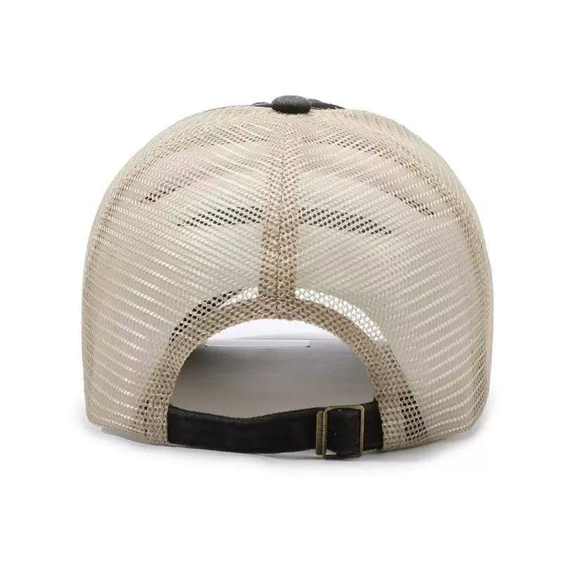 Custom Logo Washed Mesh Cap Br - Visor Sun Hat ulasan dan harga