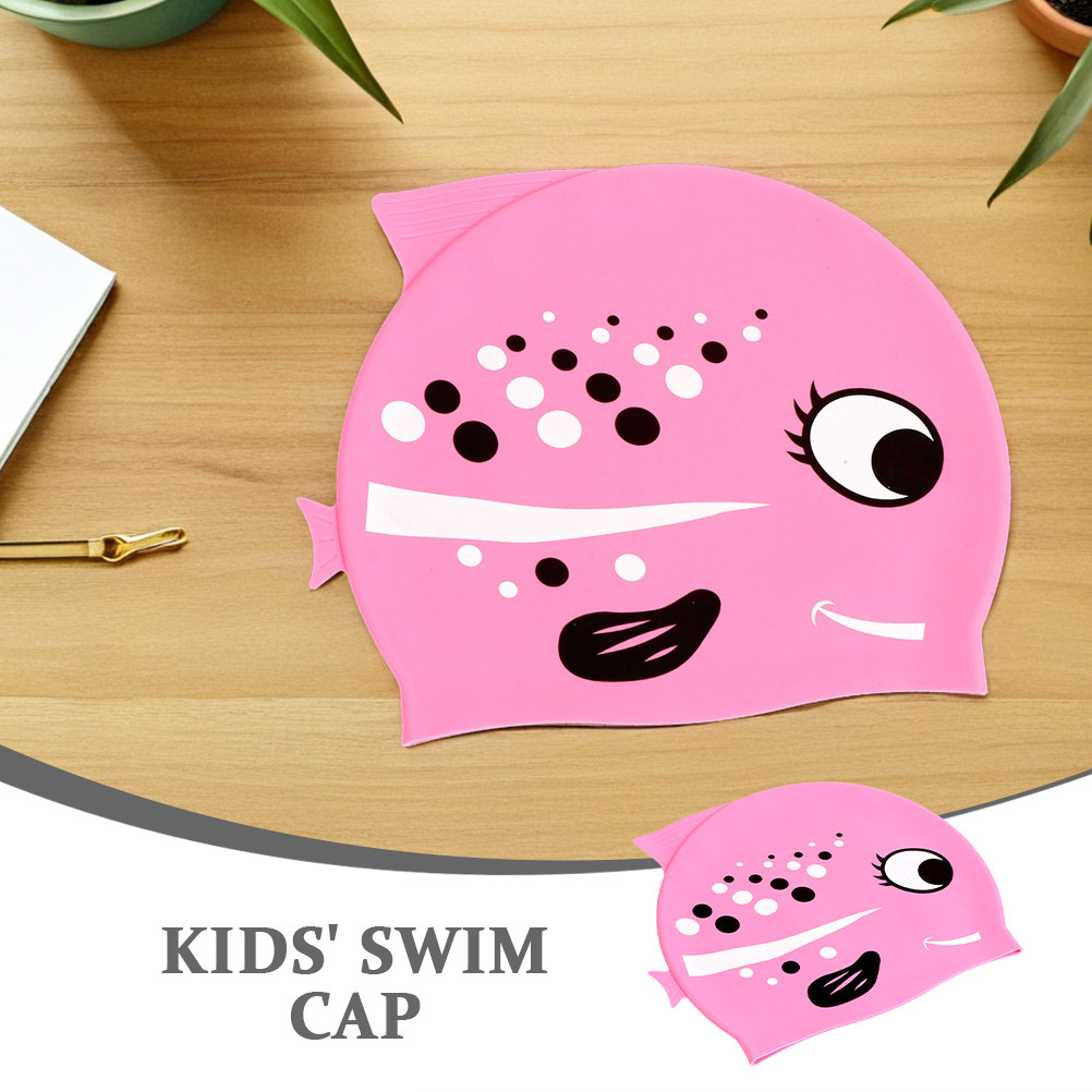 2Pcs Childrens Silicone Swimmi - Swim Hat Silicone ulasan dan harga