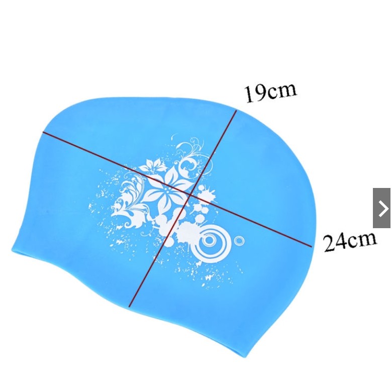 Silicone Swimming Cap for Long - Swim Hat Silicone ulasan dan harga