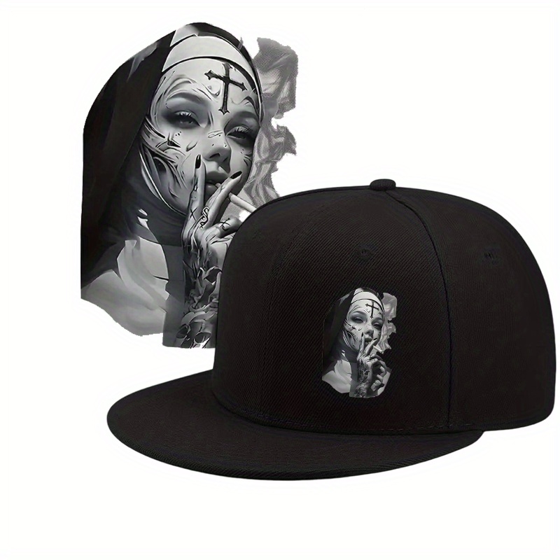 Fashion Flat Brim Baseball Cap - Snapback Hat Flat ulasan dan harga