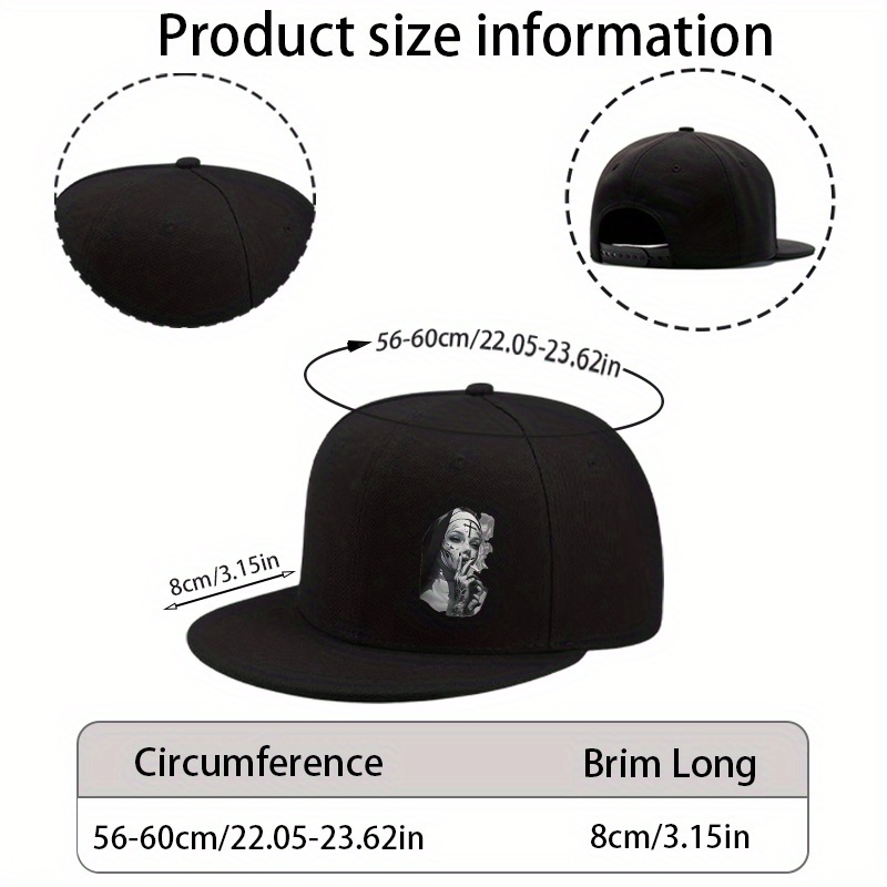 Fashion Flat Brim Baseball Cap - Snapback Hat Flat ulasan dan harga