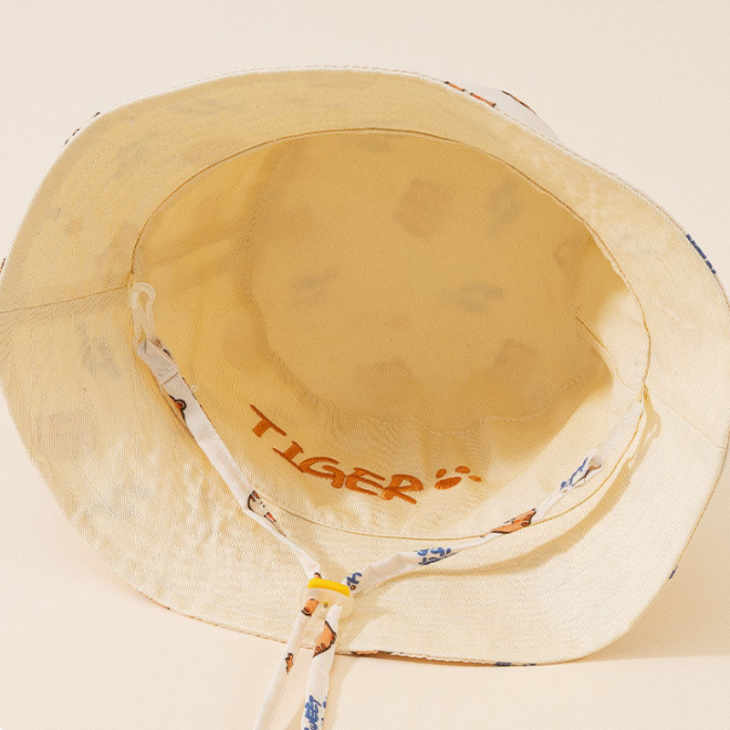 Letter Embroidered Baby Bucket - Bucket Hat Cotton ulasan dan harga