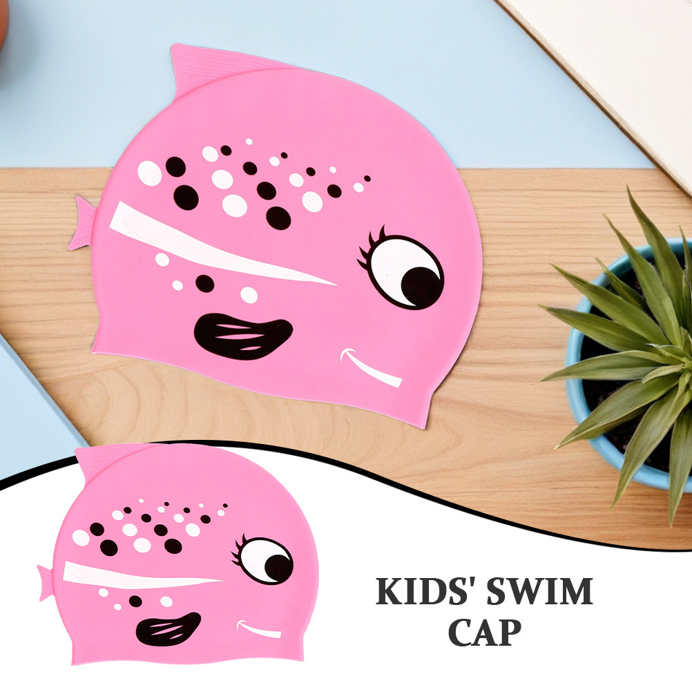 2Pcs Childrens Silicone Swim C - Swim Hat Silicone ulasan dan harga