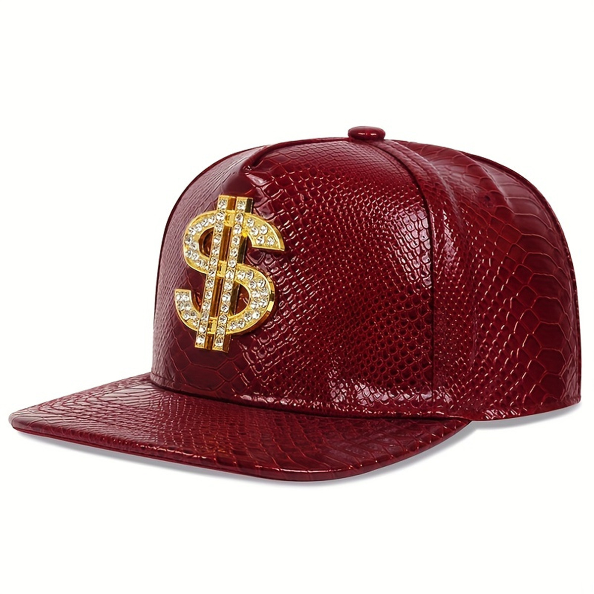 Leather Metallic Dollar Sign B - Baseball Cap Structured ulasan dan harga