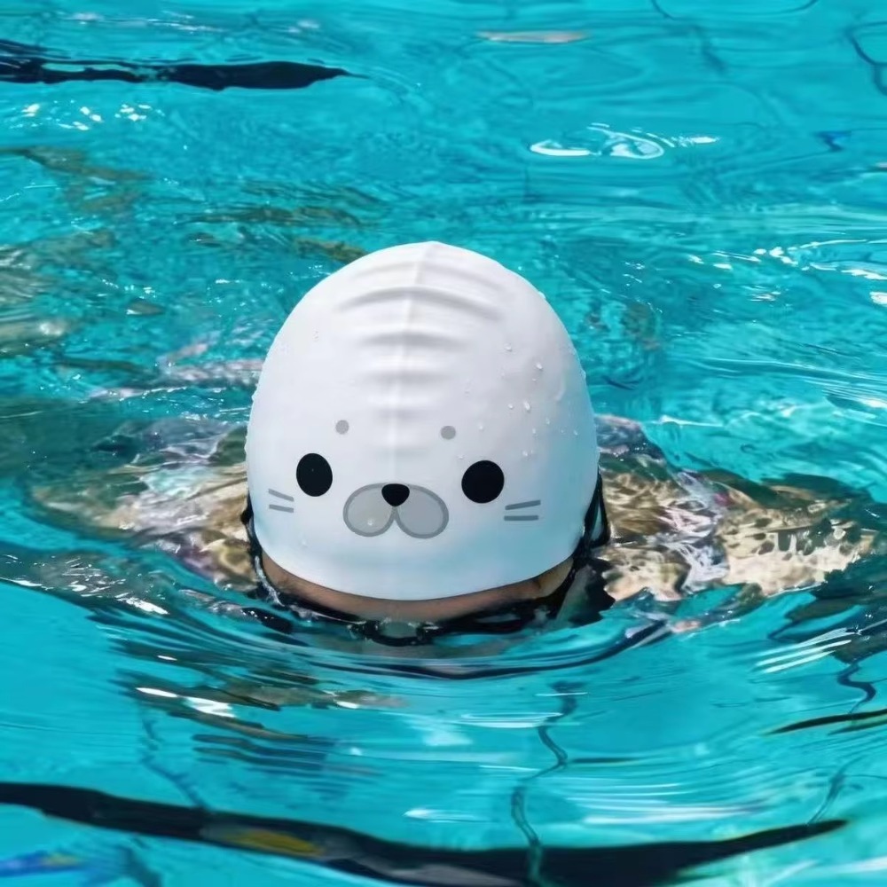 Waterproof Seal Swim Cap Non-S - Swim Hat Silicone ulasan dan harga