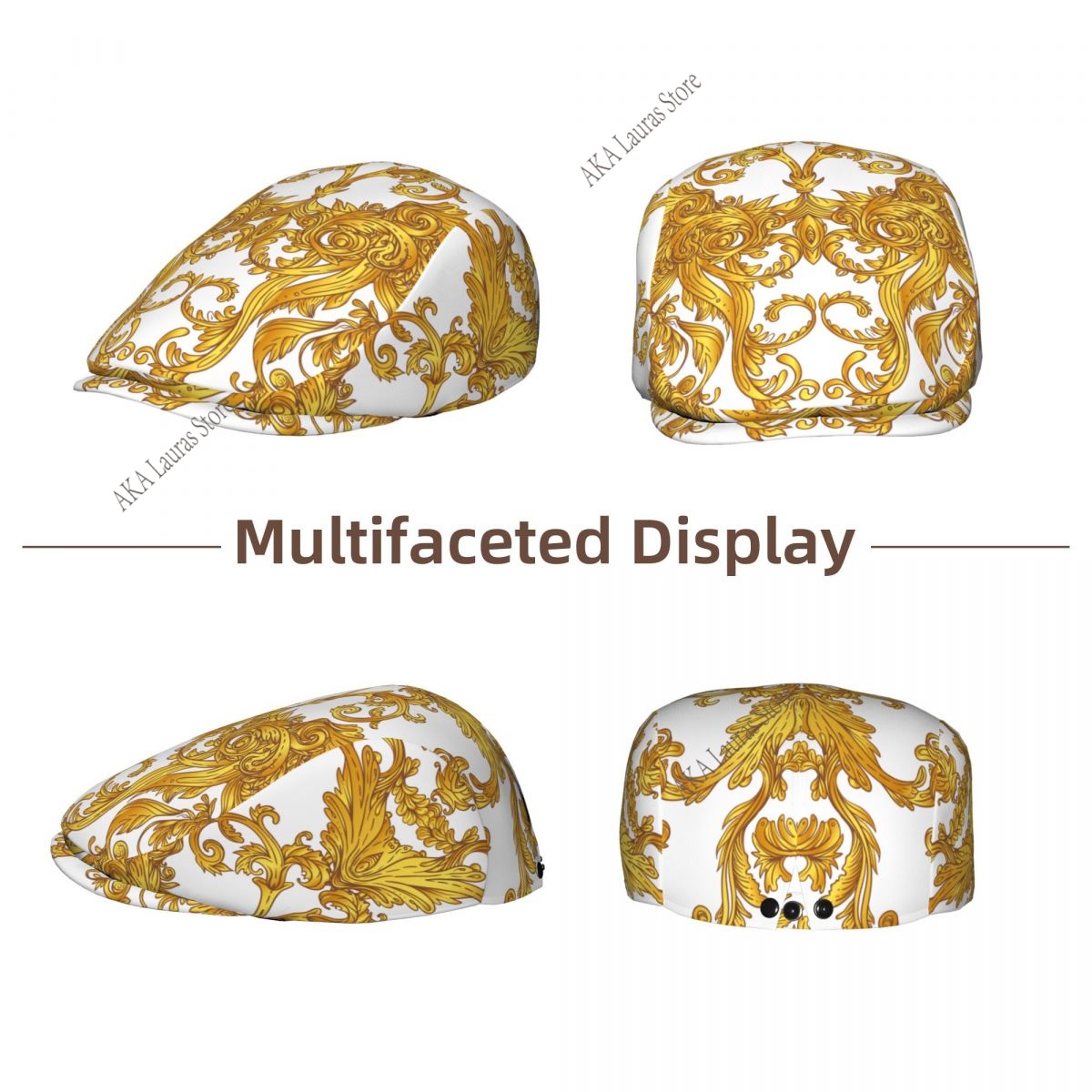 Newsboy Cap Golden Baroque Vin - Newsboy Cap Ivy ulasan dan harga