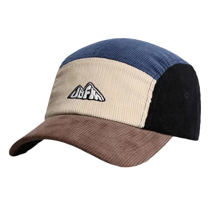 Men's Women's Visor Hat 5 Pane - Corduroy Cap 5 Panel ulasan dan harga