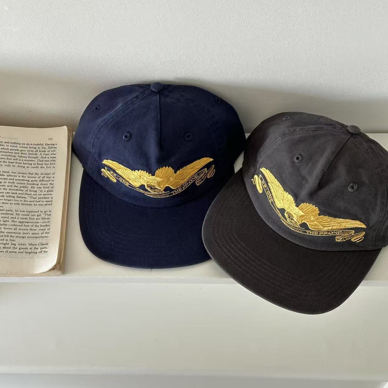 Retro American Embroidered Hea - Snapback Hat Flat ulasan dan harga