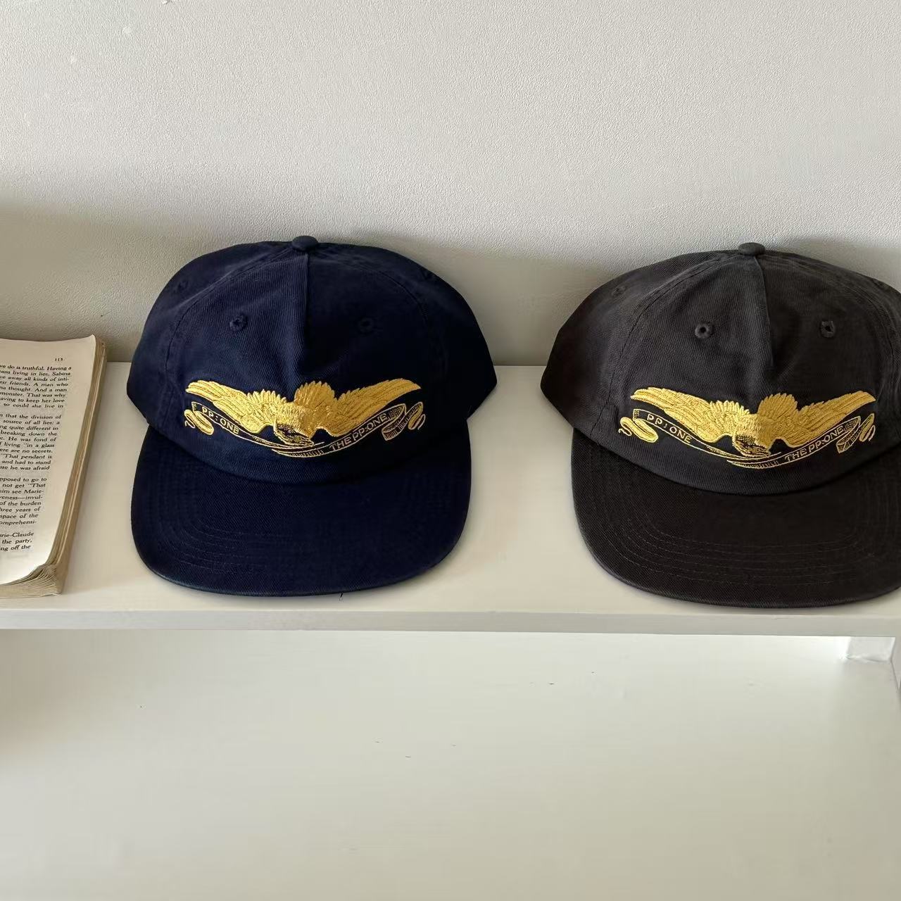 Retro American Embroidered Hea - Snapback Hat Flat ulasan dan harga