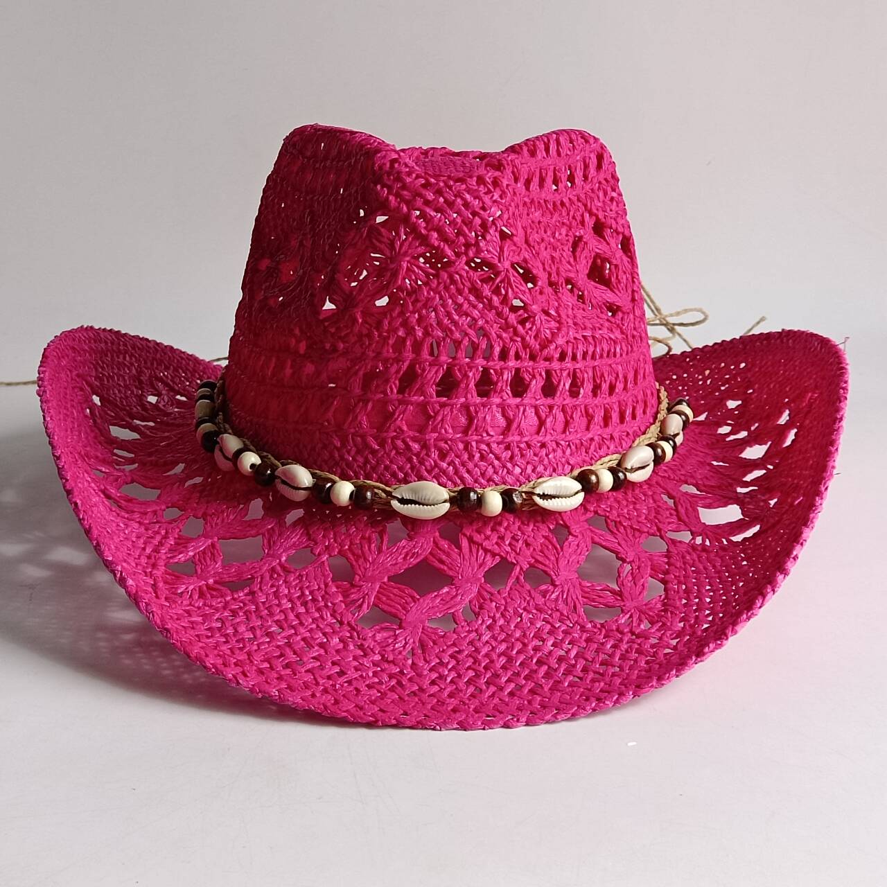 Summer Straw Hat Beach Women M - Cowboy Hat Straw ulasan dan harga